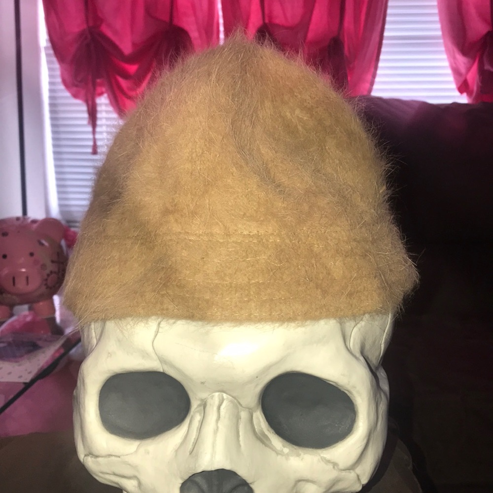Soft fuzzy hat